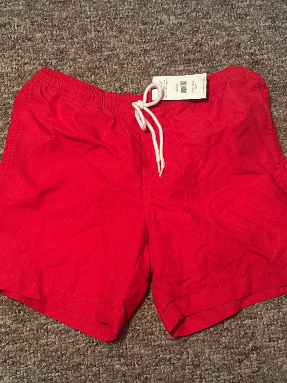 small swim shorts trunks brand new "black brown 1826"